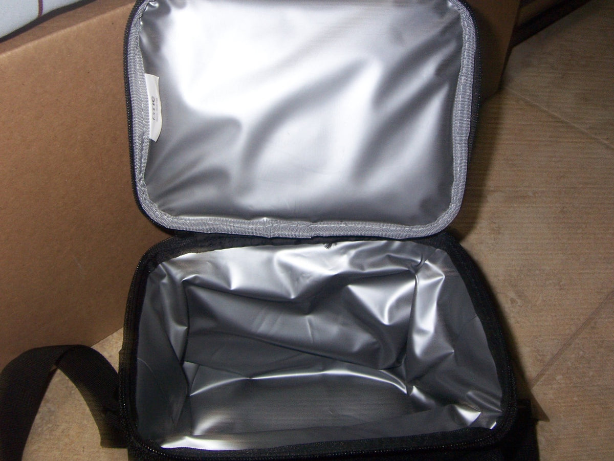RTIC 6 Can Soft Cooler Lunch Box - 24 Hours Cold, Black with Strap