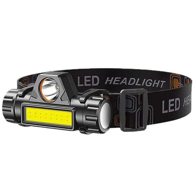 Rechargeable COB LED Headlamp Waterproof Camping Light with Magnetic Base