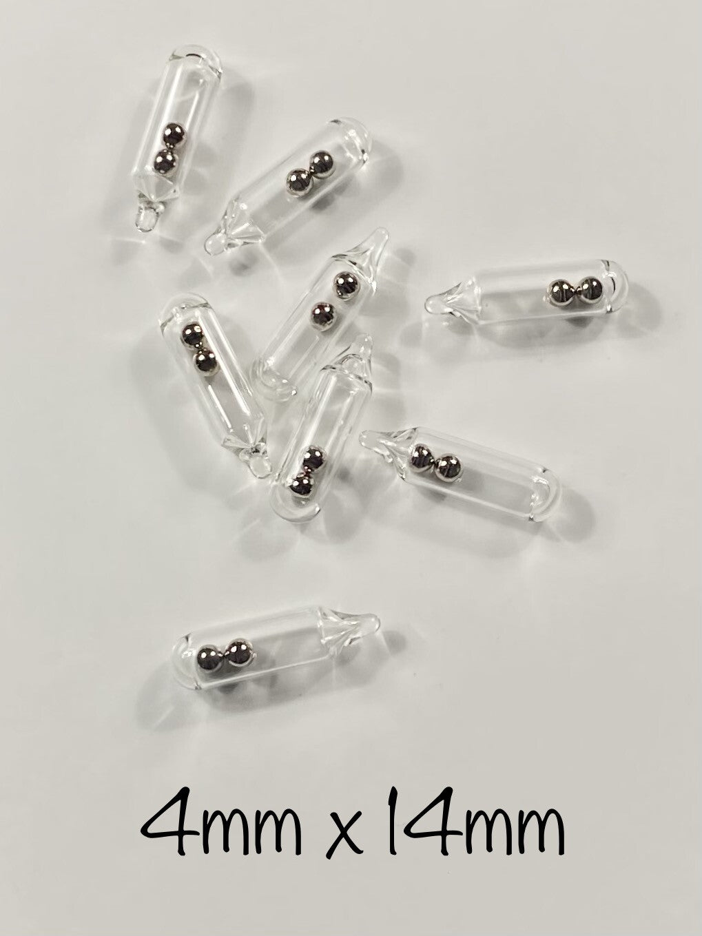 Glass Rattles for Fishing Baits - 3MM, 4MM, 5MM - Pack of 25, 50, 100, 500+