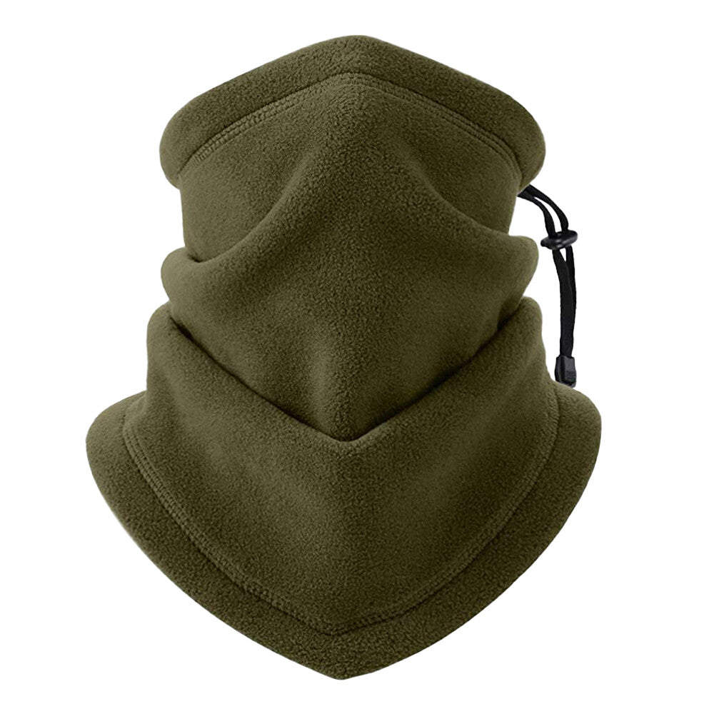 Fleece Neck Warmer Gaiter Winter Balaclava Ski Mask with Adjustable Strap
