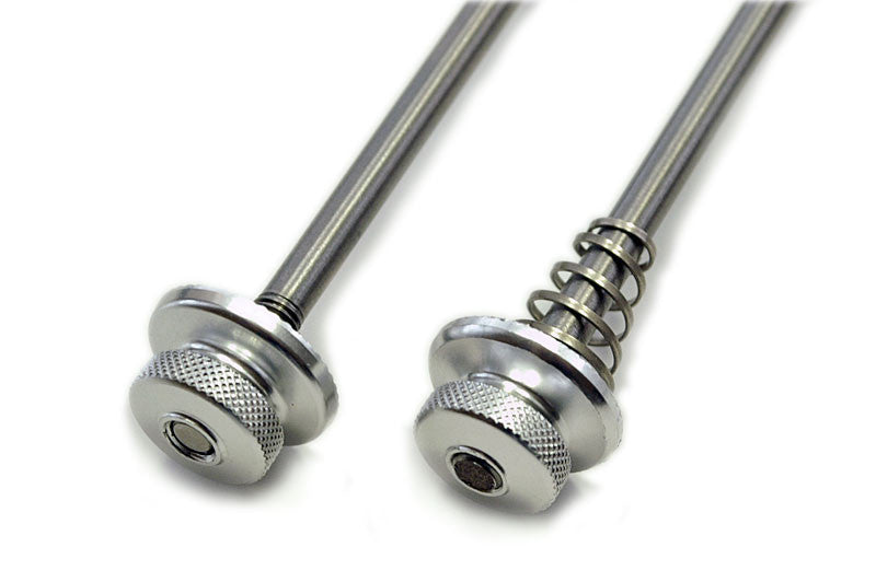 Lightweight Titanium Alloy Bicycle Skewers Set - Road & MTB Quick Release 46g