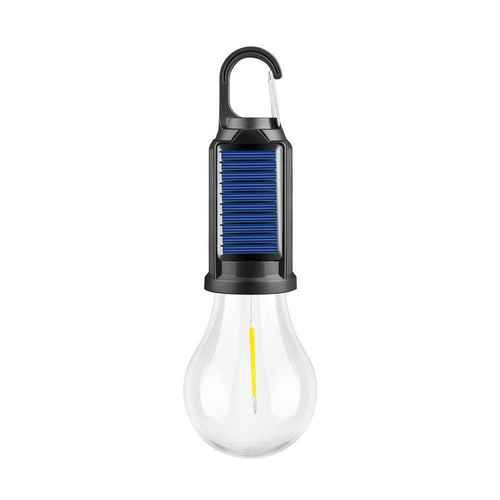 4 Pack Solar LED Camping Tent Lanterns with USB Charging & Clip Hooks