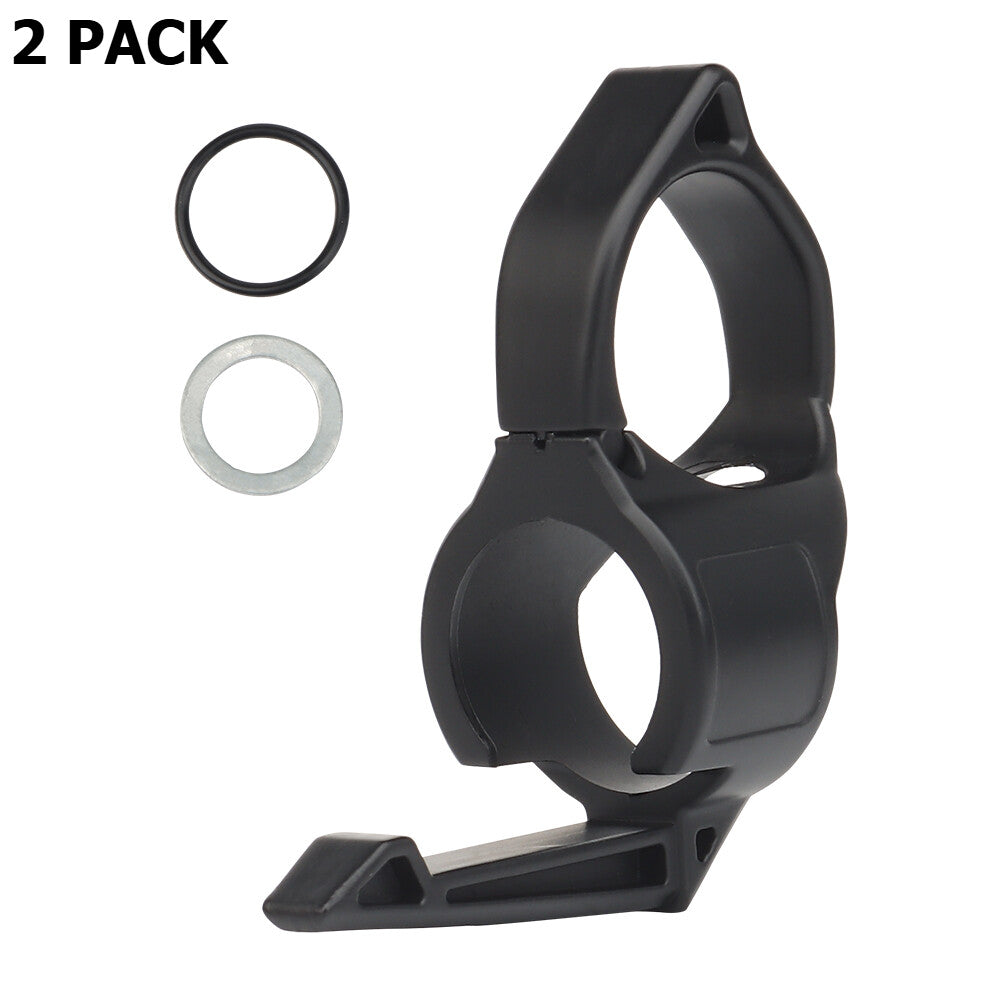 Tactical Flashlight Ring Holder with Clip for 1-Inch Flashlights, Portable and Durable