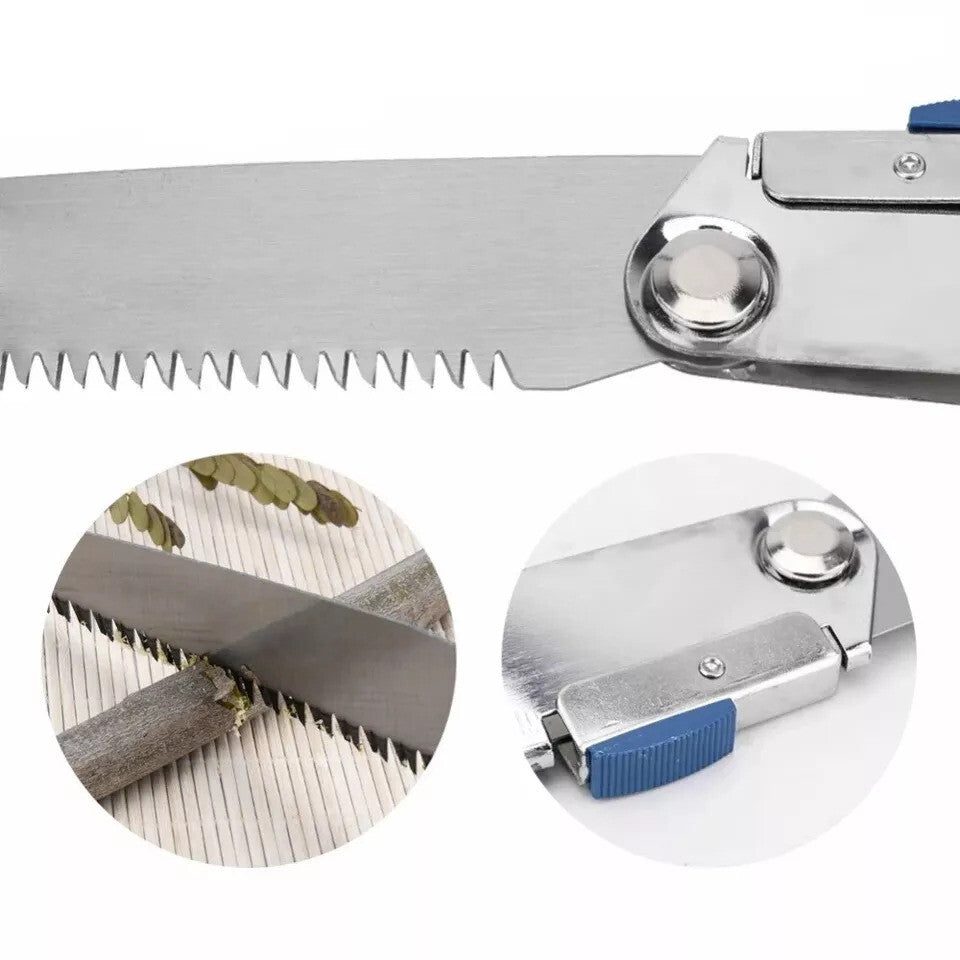 250mm Folding Pruning Saw with High Carbon Steel Blade Portable Garden Tool