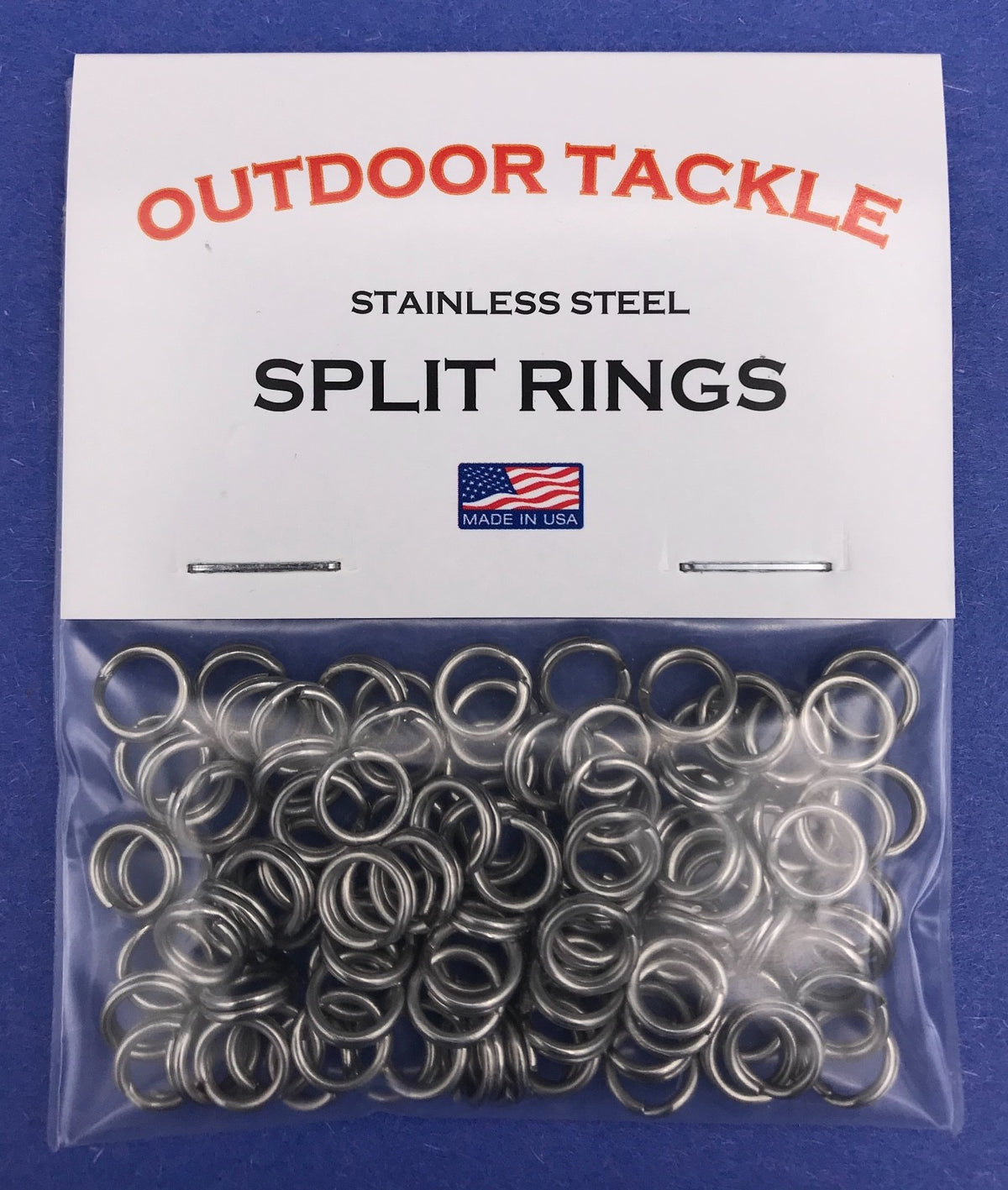 Heavy Duty Stainless Steel Split Rings #4 - 100 Pack for Fishing Tackle