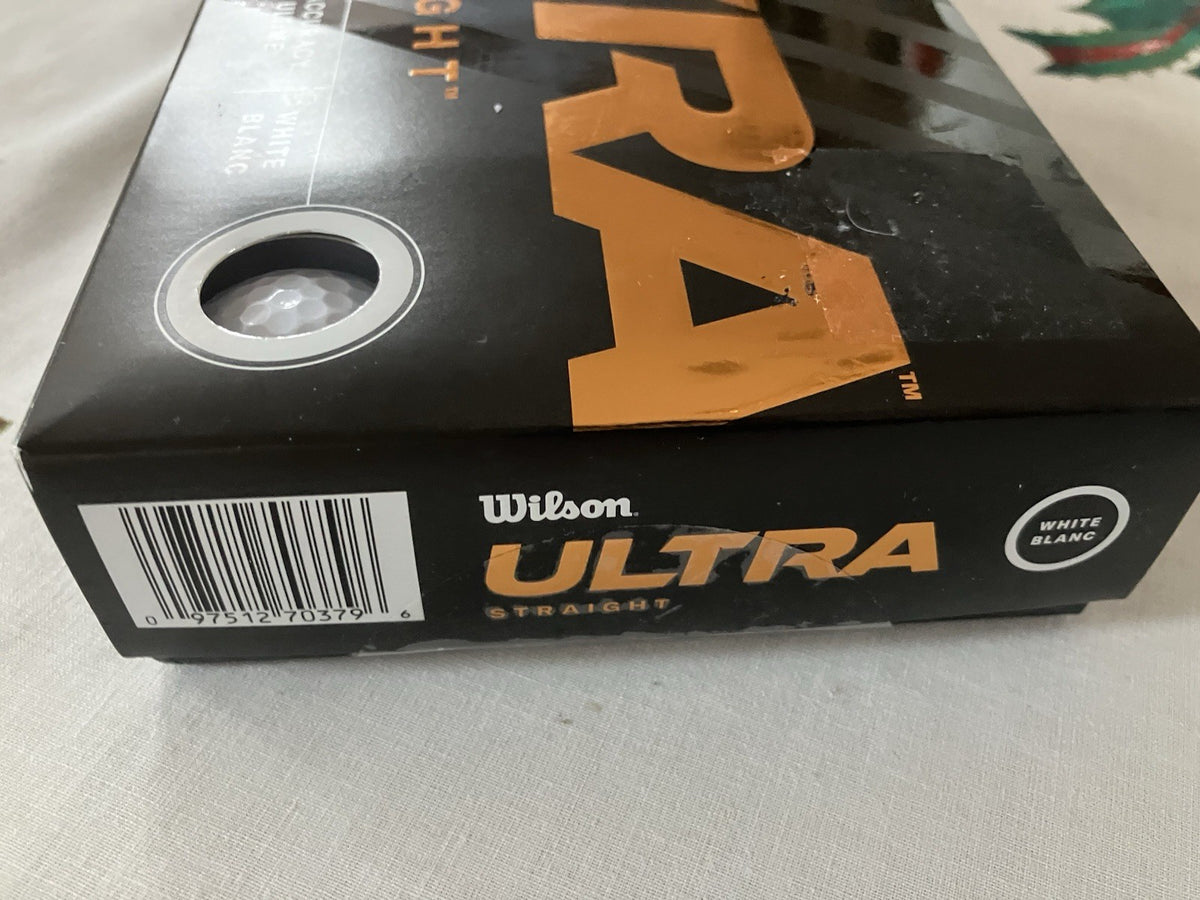 Wilson 15 Pack Ultra Straight White Long Distance Golf Balls