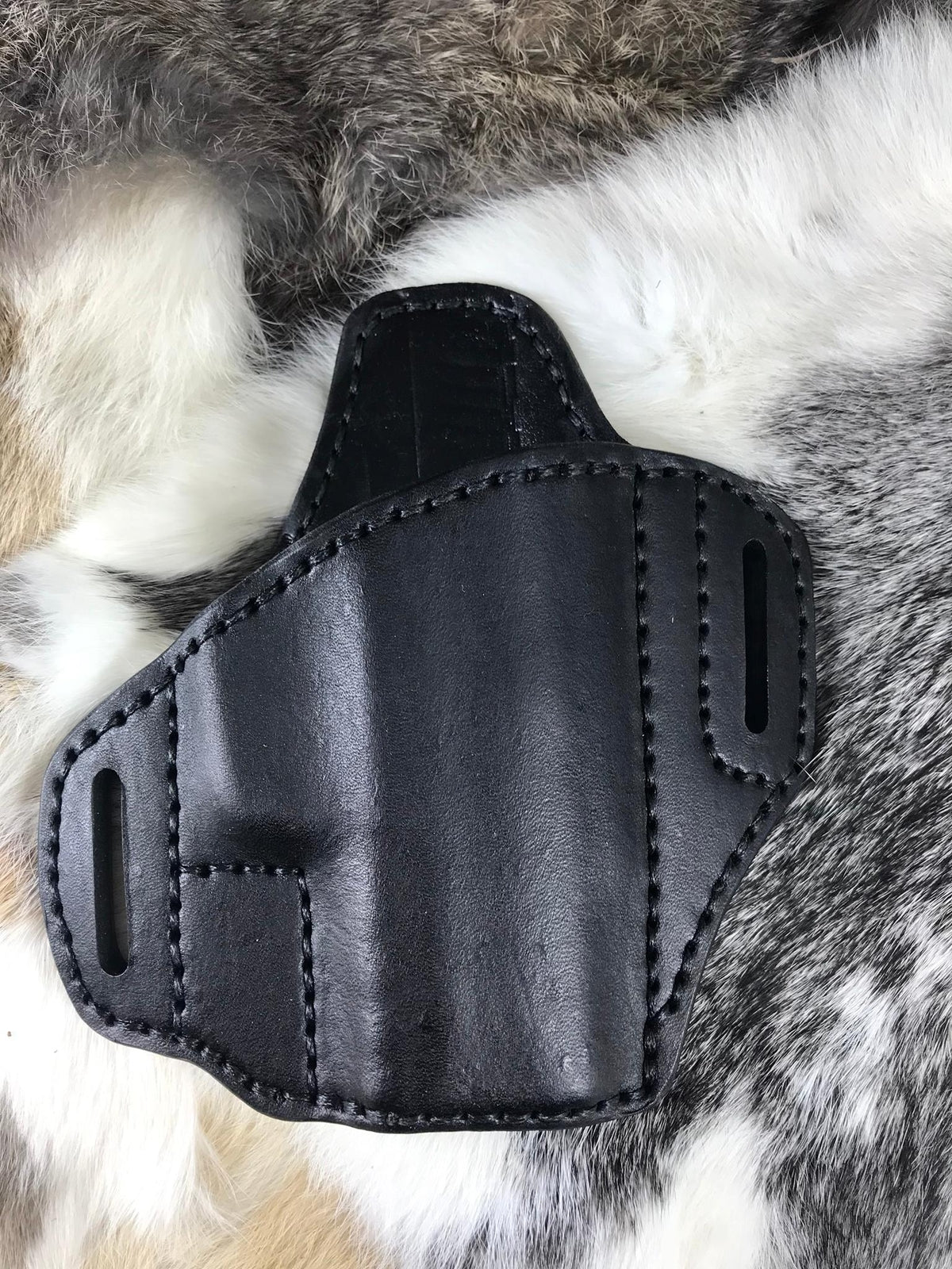 Leather Pancake Style Holster for Sig Sauer P365 X-Macro - Handmade OWB Carry