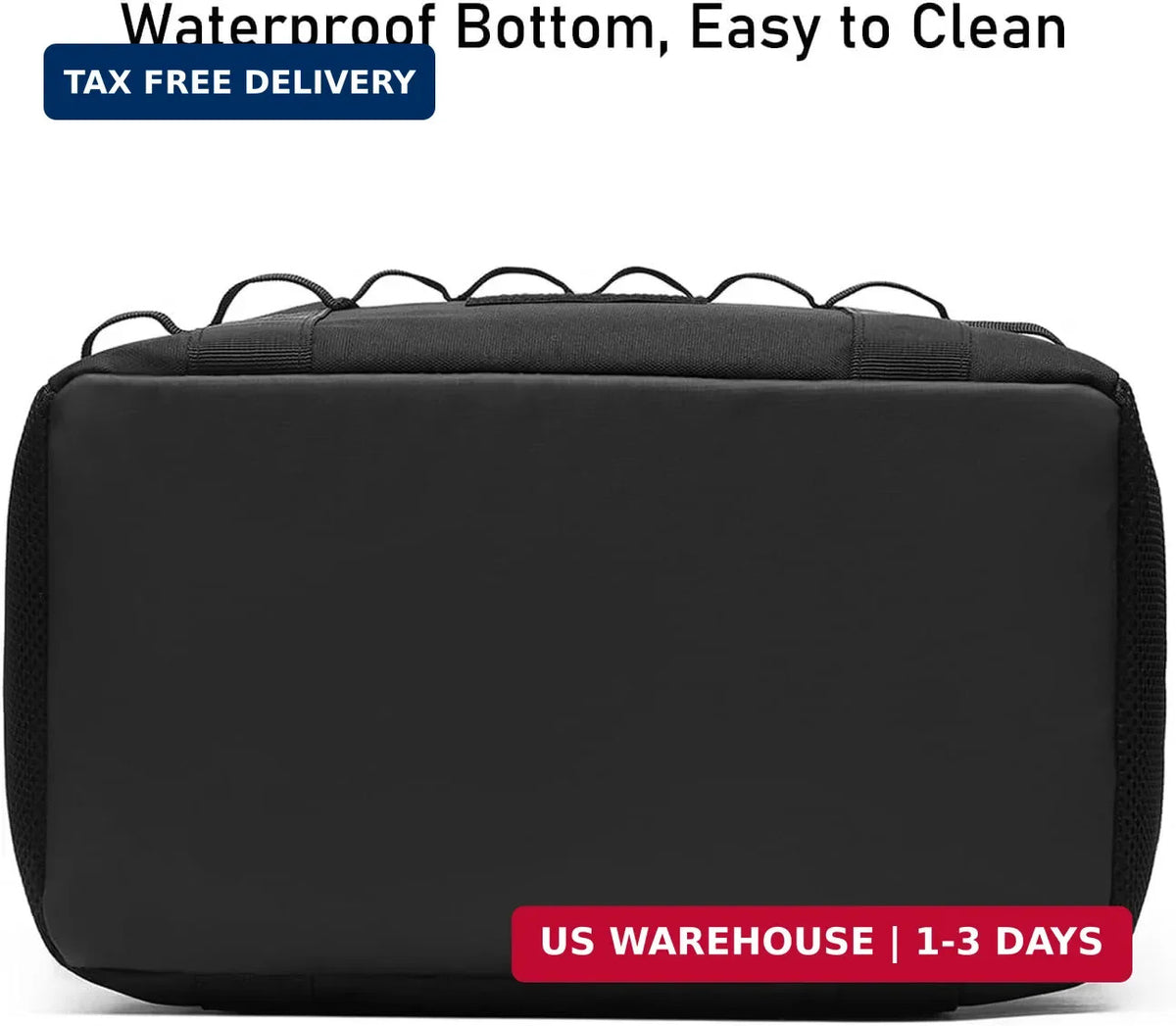 14L Tactical Camping Storage Bag with Organizer & Waterproof Bottom