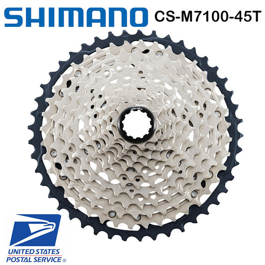 Shimano SLX CS M7100 12-Speed Micro-Spline Bicycle Cassette 10-45T Black/Silver