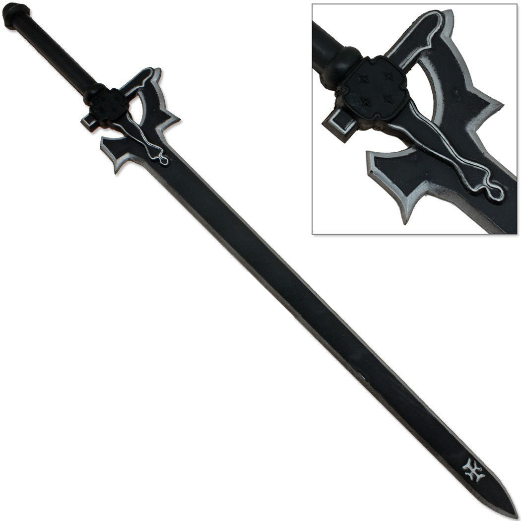 Foam Sword Replica of Kirito Elucidator from Sword Art Online - 43 Inch LARP Cosplay Weapon