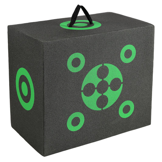16x18 Foam Archery Target for Outdoor Practice, Portable Bow Shooting Cube
