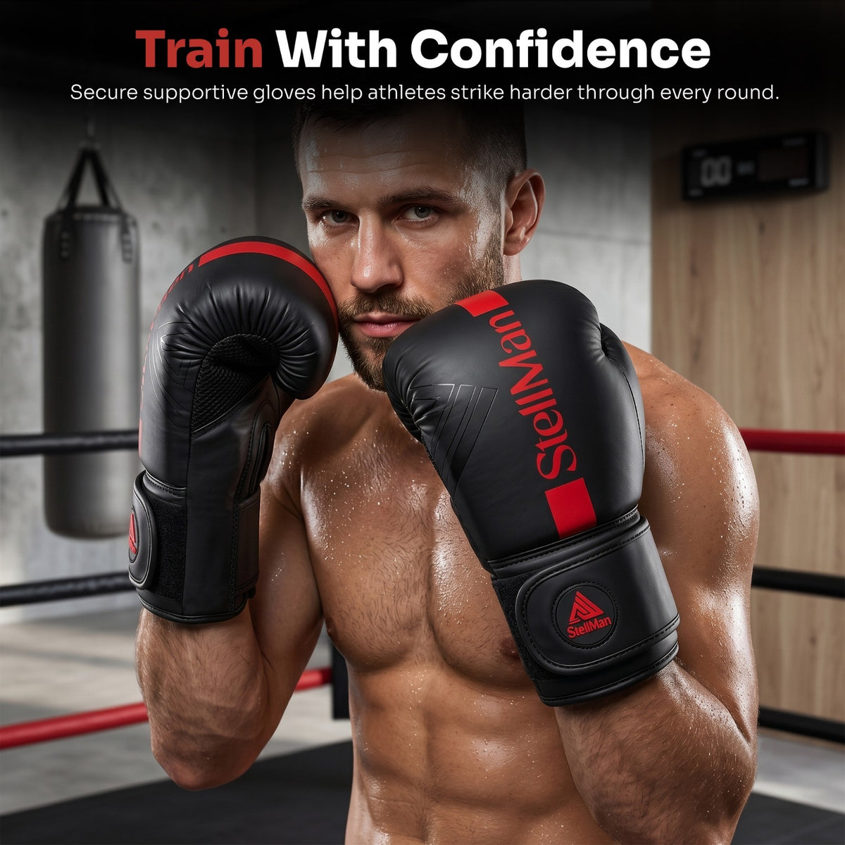 Premium Boxing Gloves for MMA Kickboxing & Sparring - Multiple Sizes