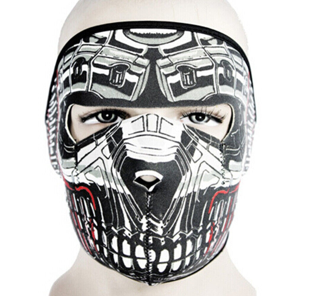 Neoprene Face Mask for Cycling Motorcycle Skiing with Character Pattern