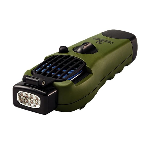Outdoor LED Swivel Light for Mosquito Repellent Appliances - White & Green