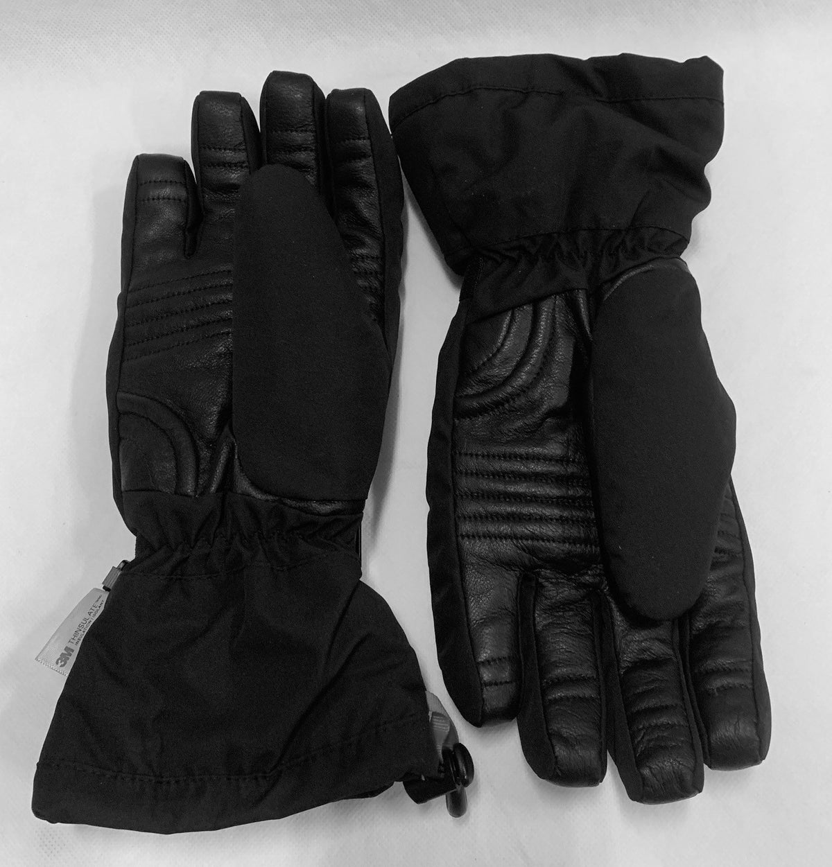 Winter Ski Snowboard Gloves with Thinsulate Waterproof Windproof Black Large