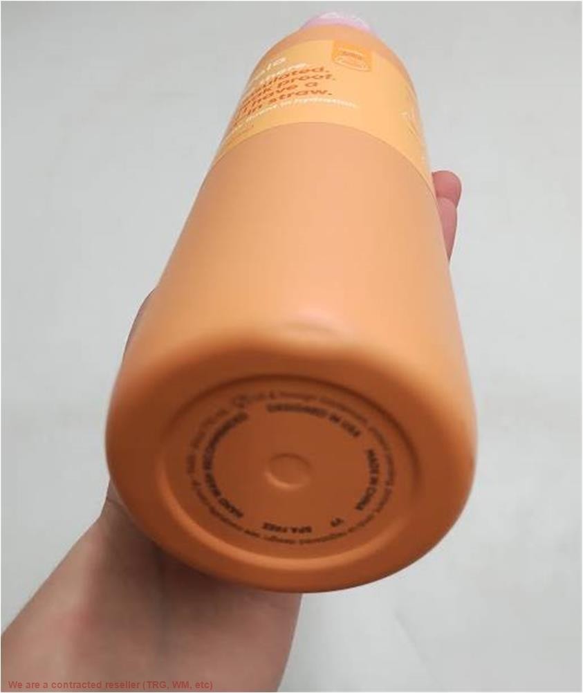 24oz Insulated Water Bottle with Twist Lid and Carry Loop - Cold & Hot Drinks