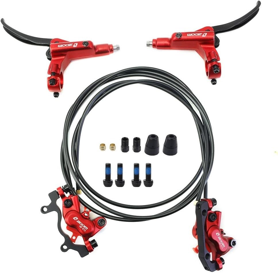 Hydraulic Disc Brake Set for Mountain Bikes 160mm Front & Rear Floating Rotor