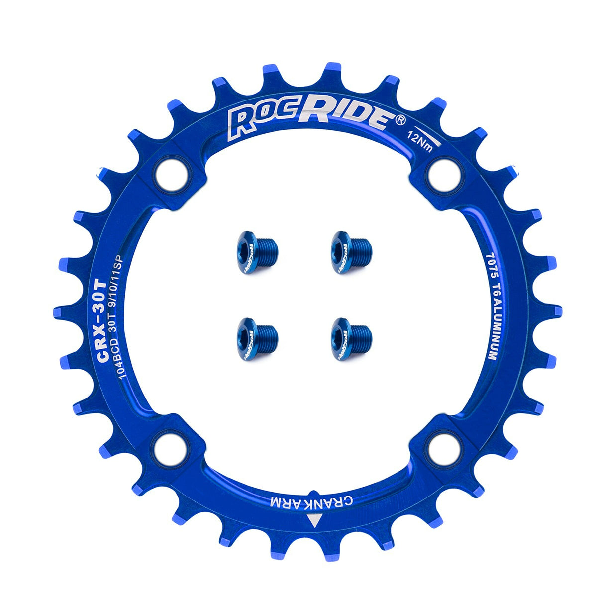 Bicycle Narrow Wide Chainring 104 BCD for 9/10/11 Speed - 30T or 32T Options