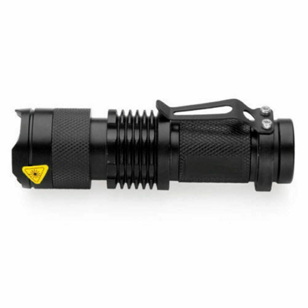 Mini LED Flashlight Torch with Adjustable Focus 6-Pack, Waterproof & Portable