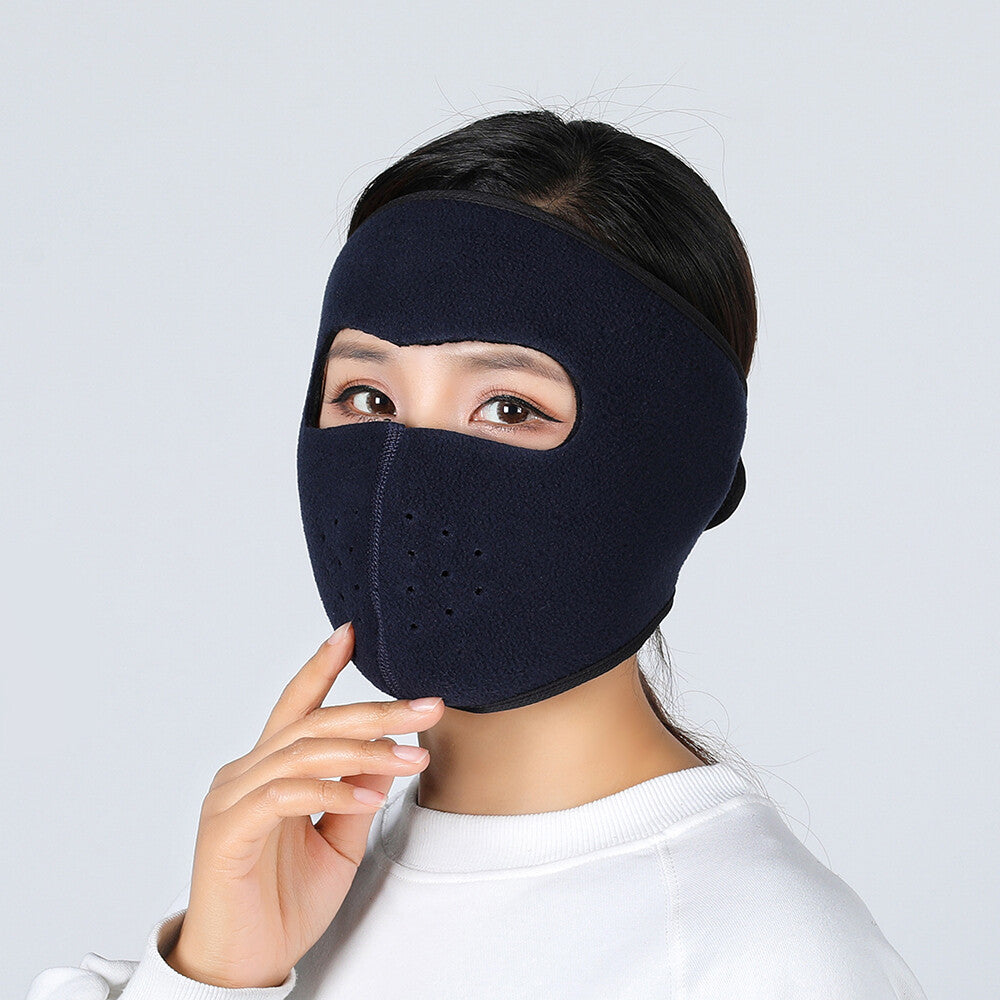 Full Ski Mask Windproof Face Cover Winter Face Mask Ear Warmer Cold Weather