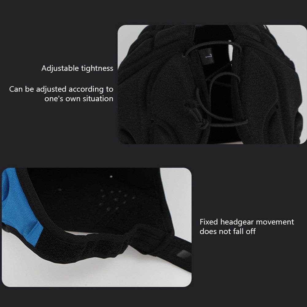 Adjustable Rugby Headgear Helmet for Collision Sports Lightweight Breathable