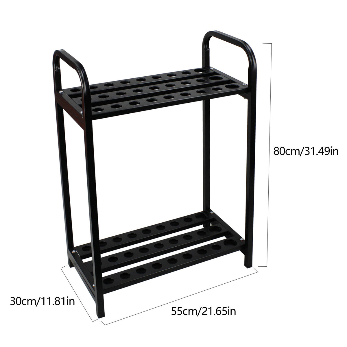 Golf Club Display Rack Organizer for 27 Clubs Steel Stand Storage