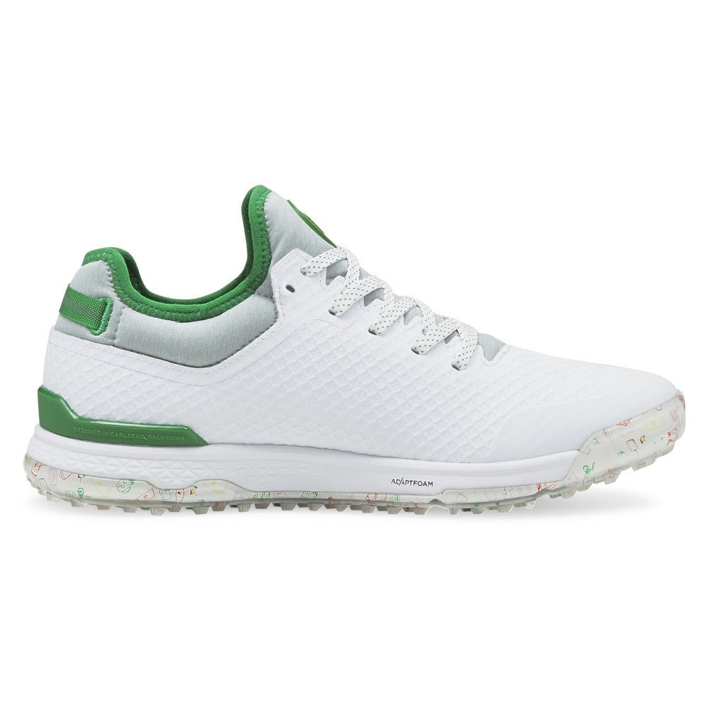 Golf Shoes Men Spikeless Waterproof Lightweight Performance White Green
