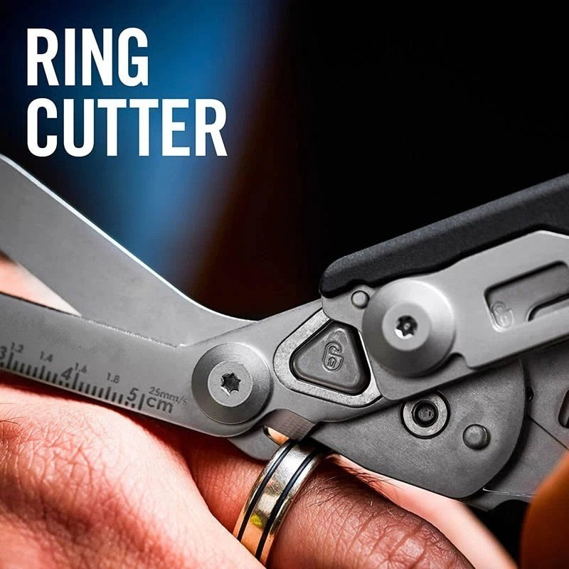 6-in-1 Foldable Trauma Shears with Holster - Emergency Medical Scissors