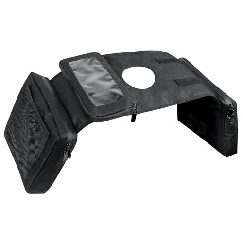 Waterproof Motorcycle Tank Saddle Bag with Phone Pocket for ATV UTV Snowmobile