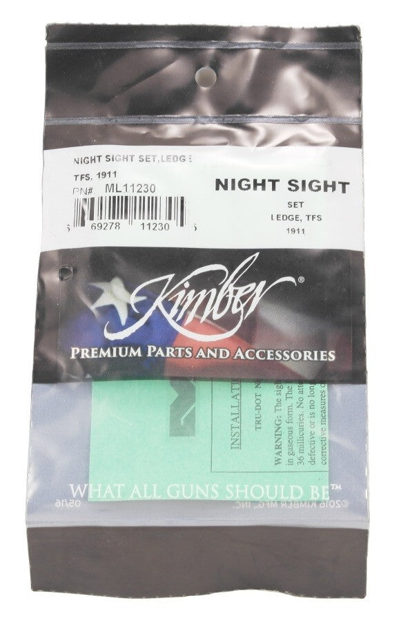 Kimber Suppressor Height Night Sight Set for 1911 Pistols - Tritium