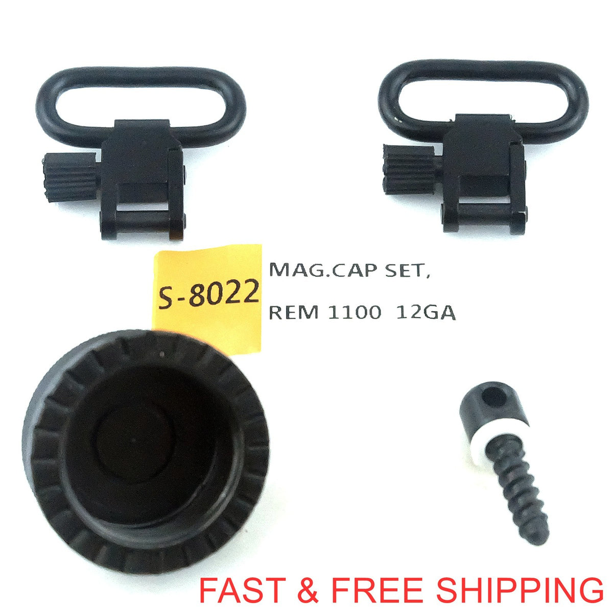 Remington 1100 Shotgun Sling Mount Kit with Magazine Cap & Swivels 12 Gauge