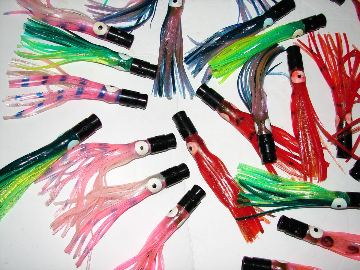 10 Pack Big Game Fishing Lures - Tuna, Marlin, Dorado, Wahoo, Saltwater Trolling