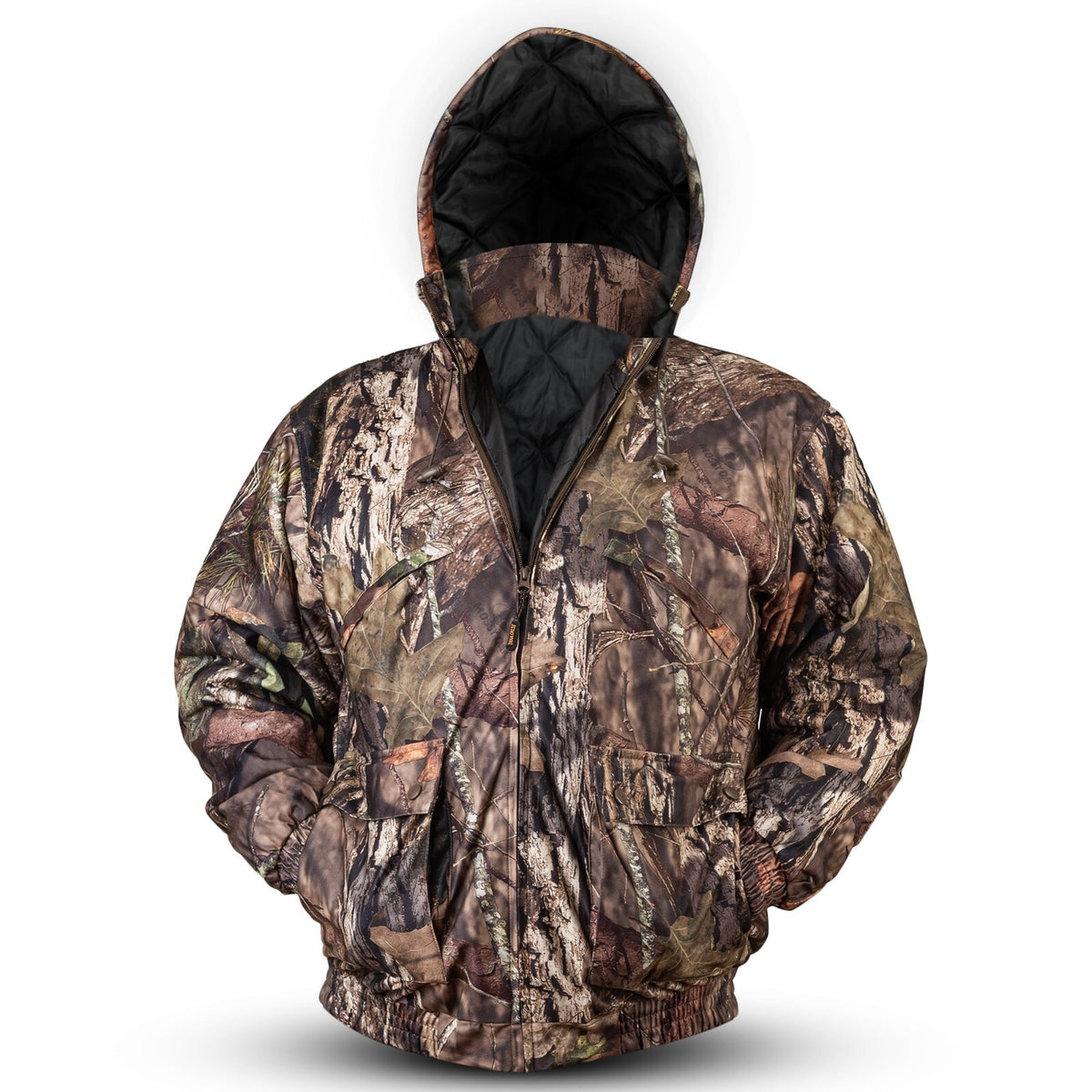Insulated Waterproof Camouflage Hunting Jacket with Multiple Pockets