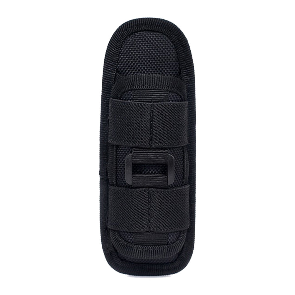 Tactical Flashlight Holster with Rotatable 360° Clip Belt Pouch for Outdoor Use