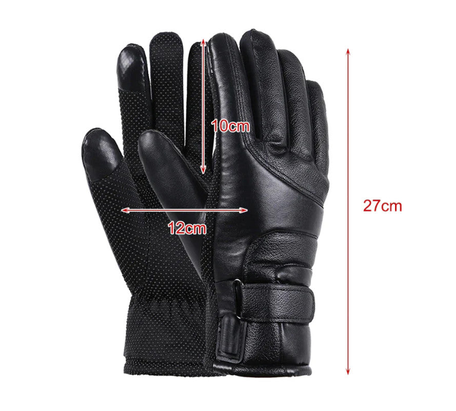 USB Heated Gloves Winter Hand Warmer Thermal Waterproof Ski Gloves