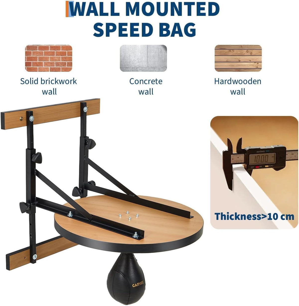 Speed Bag Platform Stand with Adjustable Height for Boxing Training