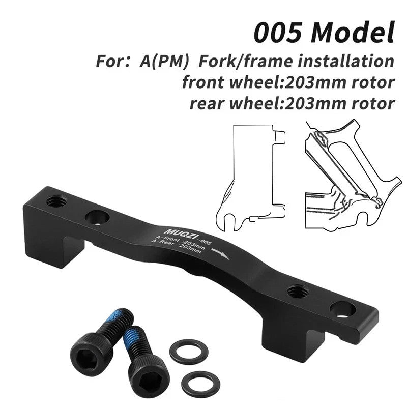 Bike Disc Brake Caliper Mount Adapter IS to Post Mount 140-203mm for MTB