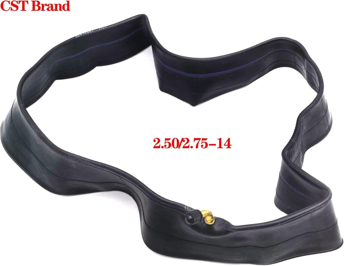 2-Pack 14x2.50/2.75 Inner Tubes for Electric Scooter & E-Bike Heavy Duty Bent Valve