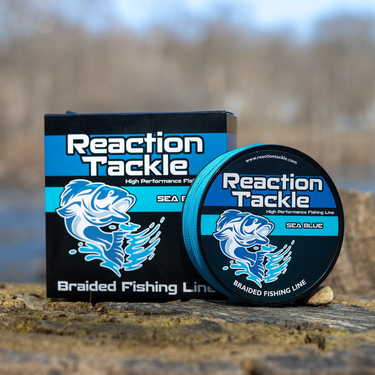 Braided Fishing Line Sea Blue - High Strength, Multi-Strand, Saltwater & Freshwater