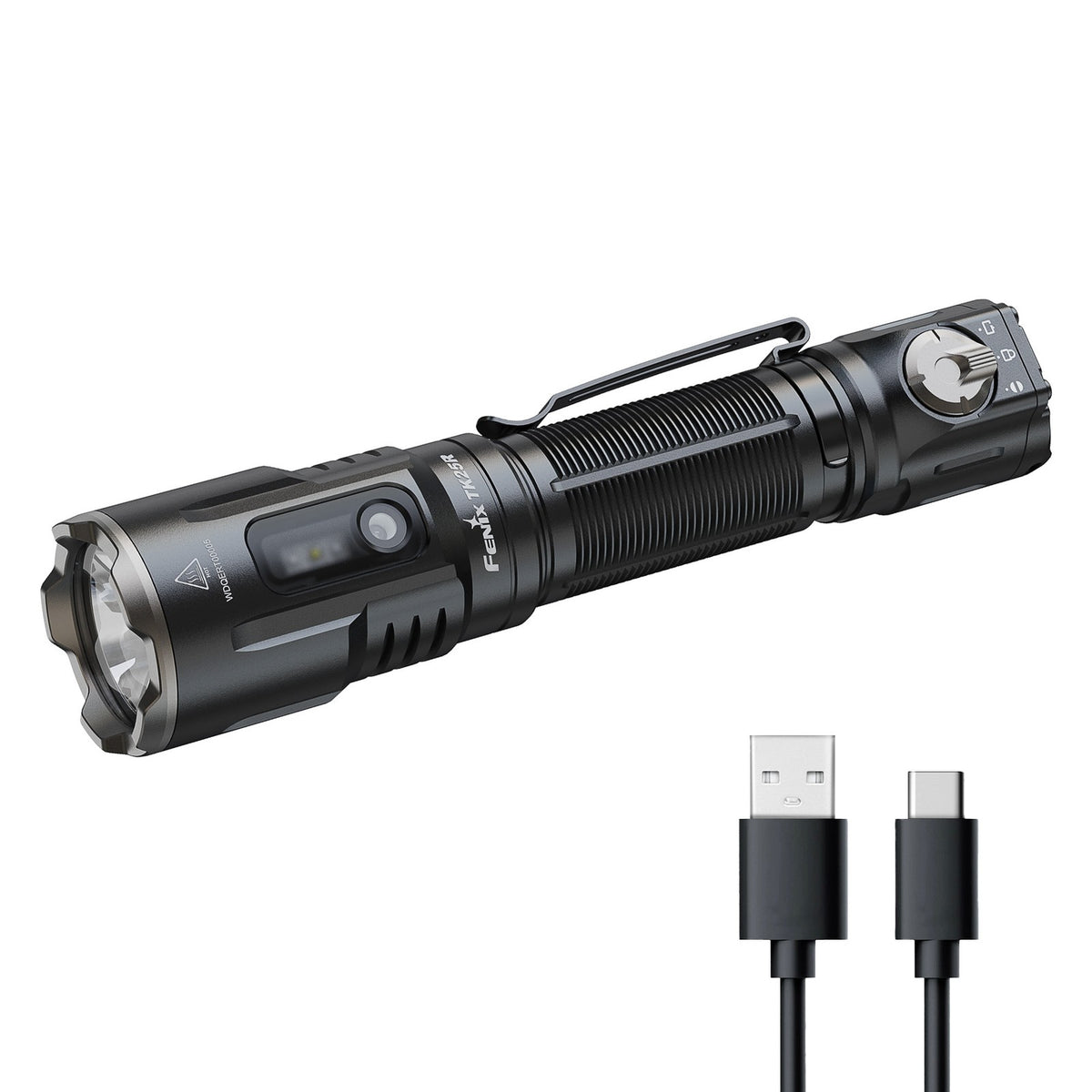 Rechargeable Tactical Flashlight 3600 Lumens with UV Red Blue Modes