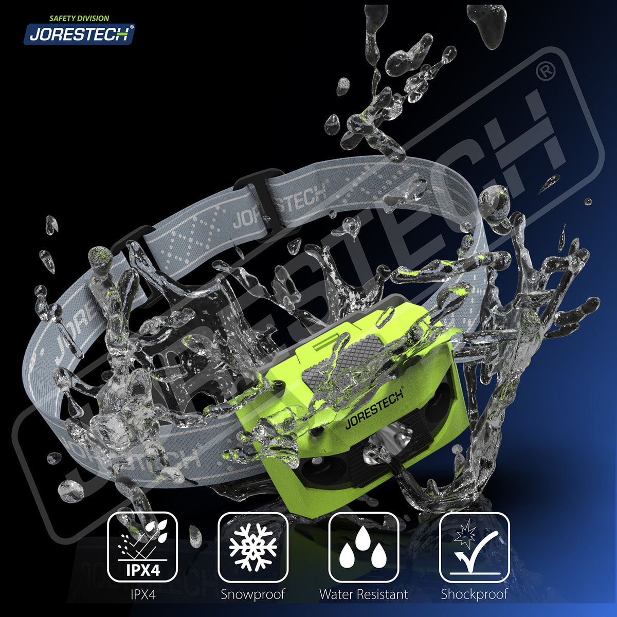 LED Headlamp Head Light Waterproof Head Band Outdoor Flashlight - JORESTECH