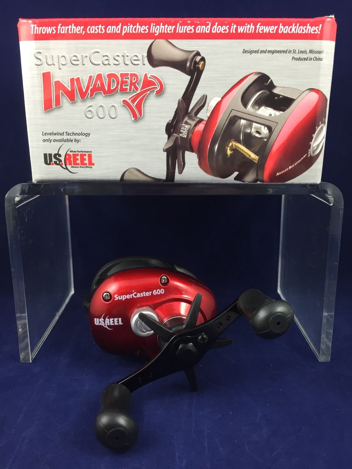 600 Invader Right Hand Baitcasting Reel - Heavy Duty Fishing Reel