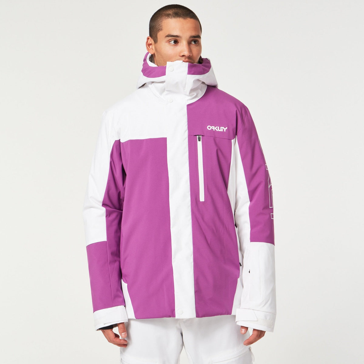 Men's Insulated Oakley TNP TBT Jacket - Ultra Purple/White
