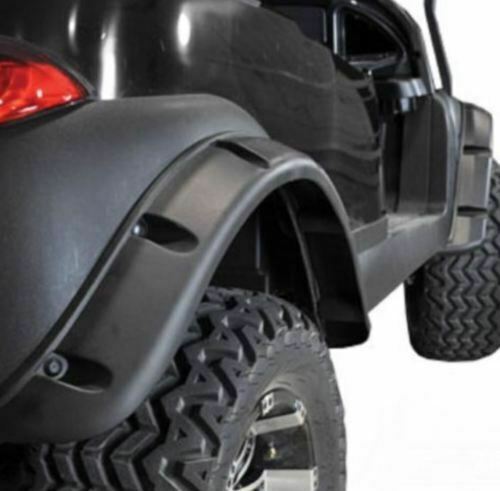 4PCS Golf Cart Fender Flares Front Rear with Steel Hardware for EZGO TXT 1994-2013