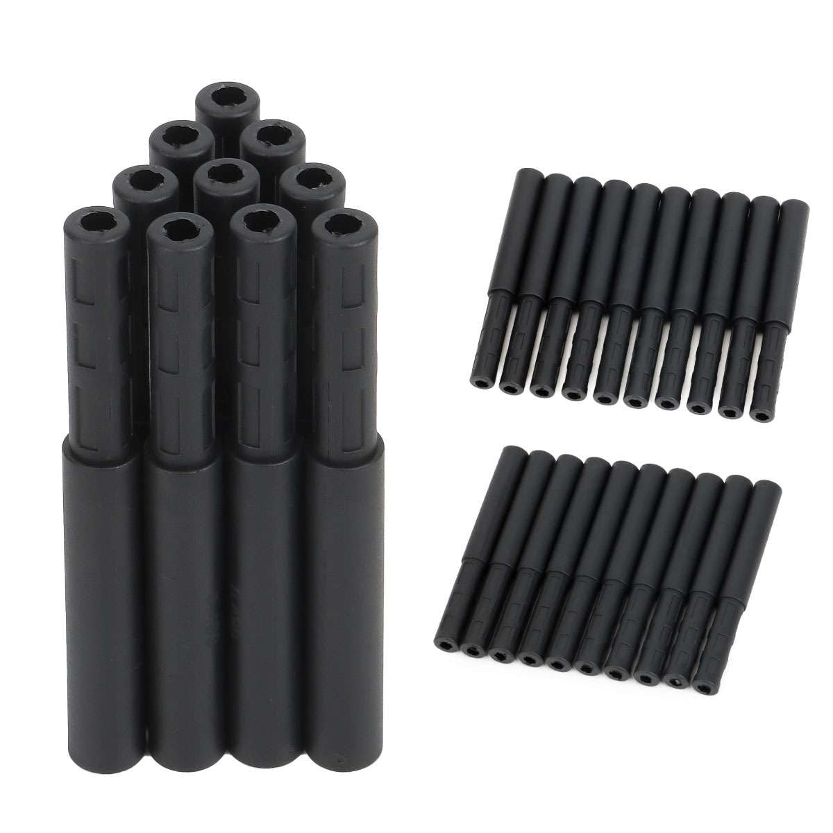 Golf Club Shaft Extensions Rods Set - Carbon Fiber, Adjustable, 10/20 Pack