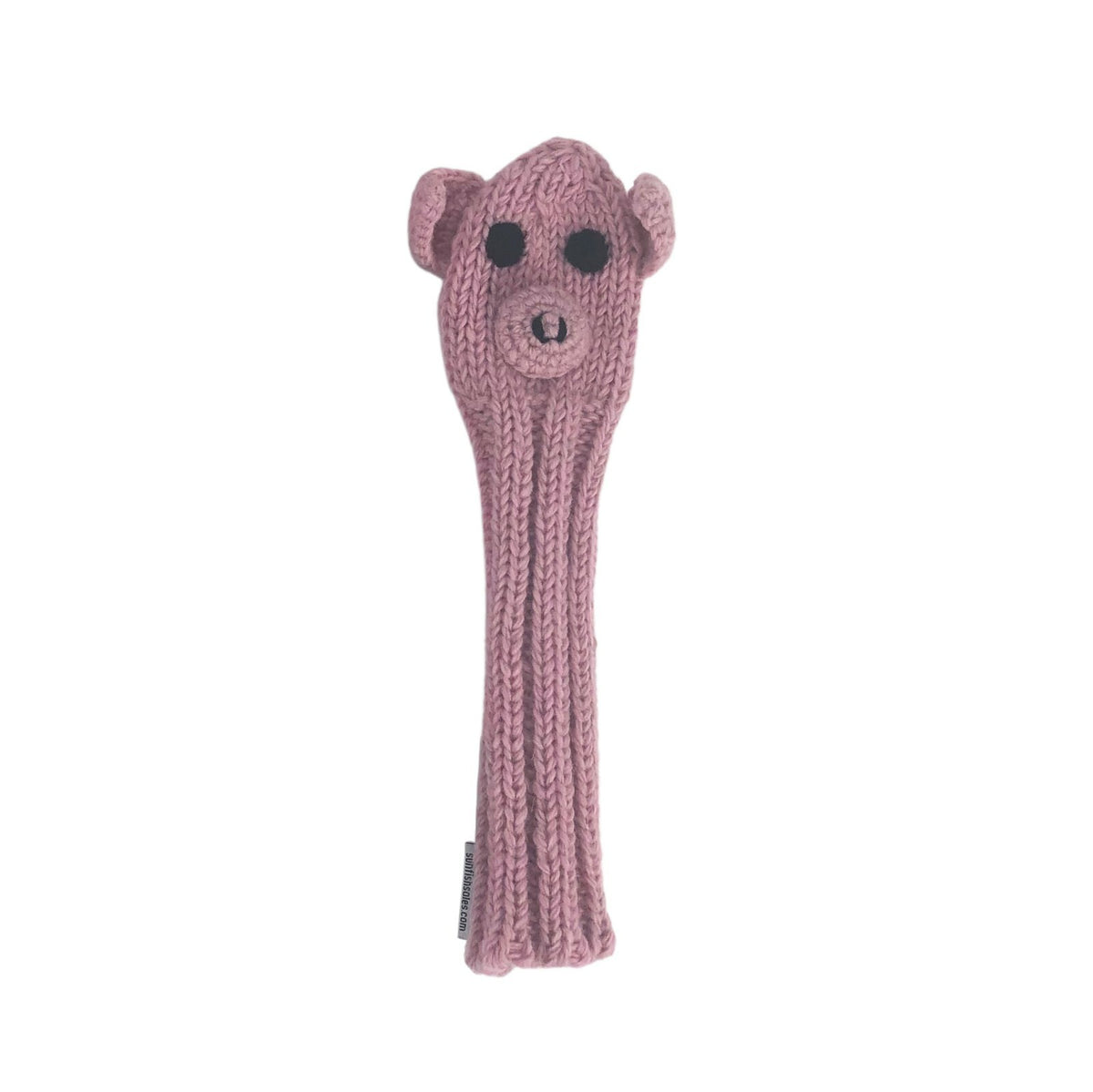 Golf Alignment Stick Cover Wool Animal Knit Golf Accessory Multiple Styles