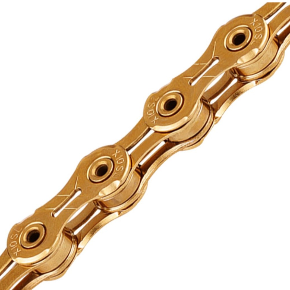 10-Speed Bicycle Chain 116 Links Ultra Lightweight Gold Drivetrain Part