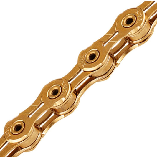 10-Speed Bicycle Chain 116 Links Ultra Lightweight Gold Drivetrain Part