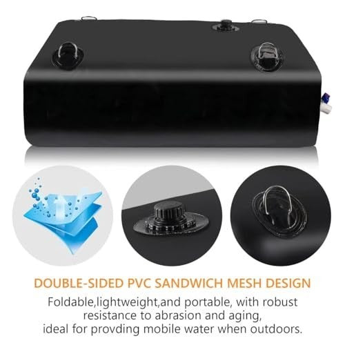 Large Capacity Portable Water Storage Bladder Tank for Camping Garden Emergency