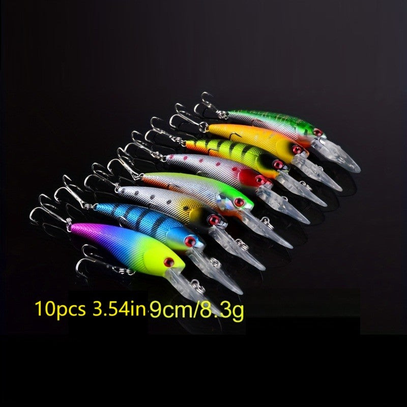 20pcs Hard Fishing Lure Set Minnow Crankbait Baits for Trout Bass Salmon